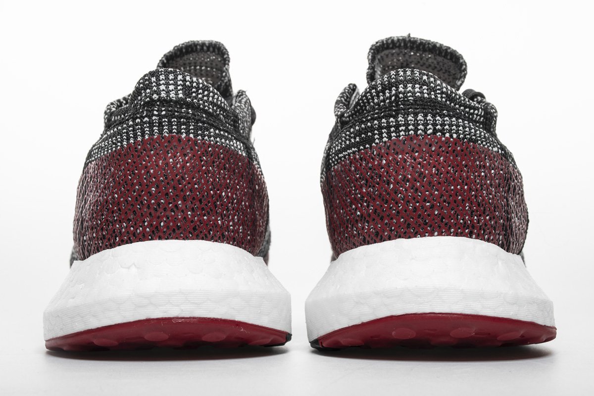 Adidas Pure Boost GO "Carbon/Core Black/Power Red" AH2323 - Image 2