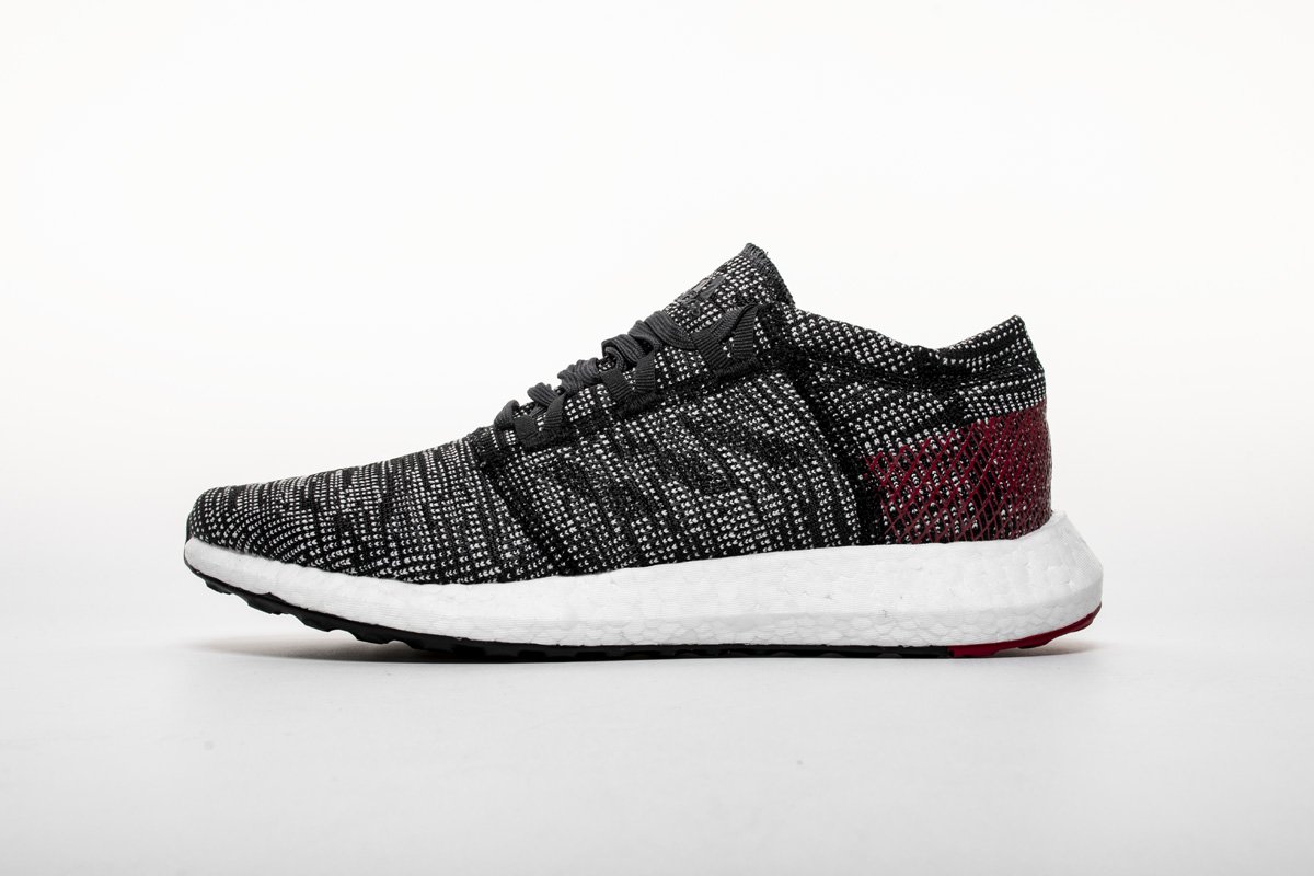 Adidas Pure Boost GO "Carbon/Core Black/Power Red" AH2323 - Image 19