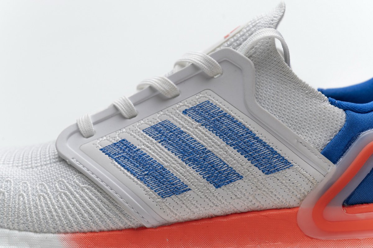 FY3453 adidas Ultra BOOST 20 White Blue - Image 10