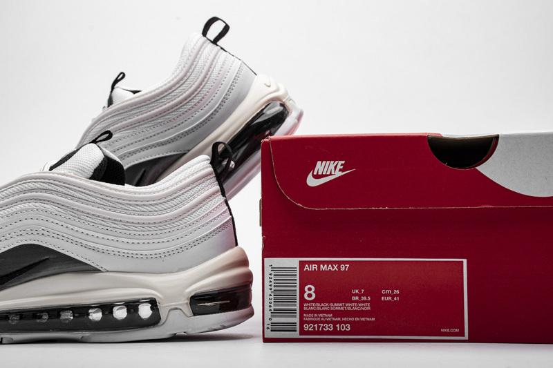 Nike Air Max 97 White Black Silver 921733-103 - Image 3