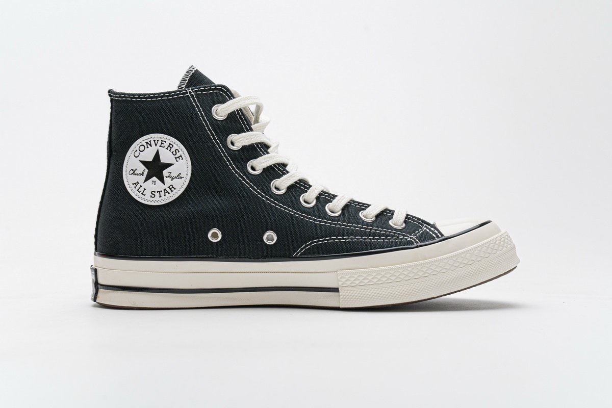 162050C Converse Chuck 70 HI Black Egret - Image 8