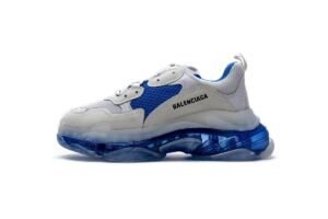 541624 W09E1 1772 Balenciaga Triple S White Blue